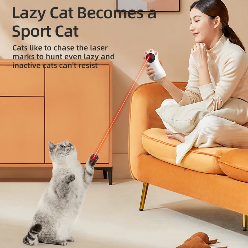 Automatic LED laser cat toy, view 4 - MRSLM
