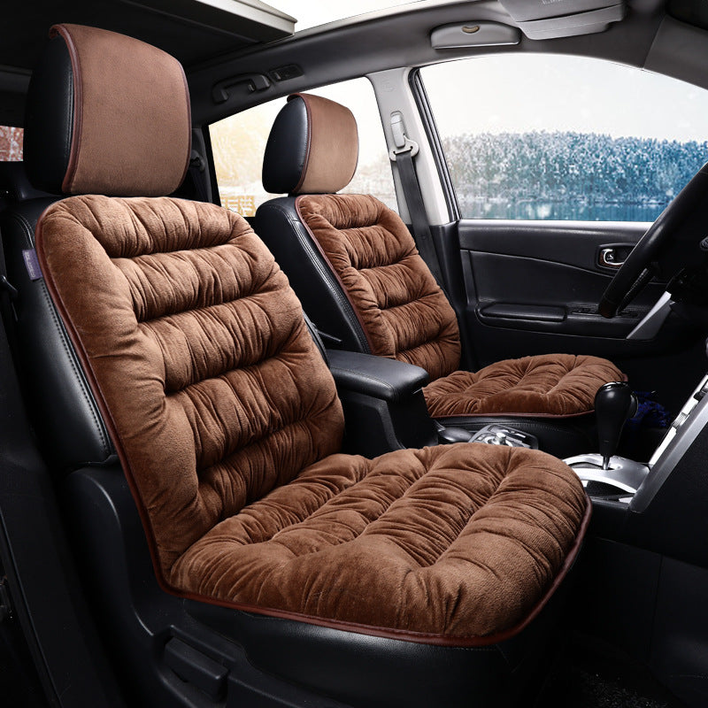 Winter plush car seat cushion, view 5 - MRSLM