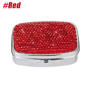 crystal diamond travel pill organizer, view 6 - MRSLM