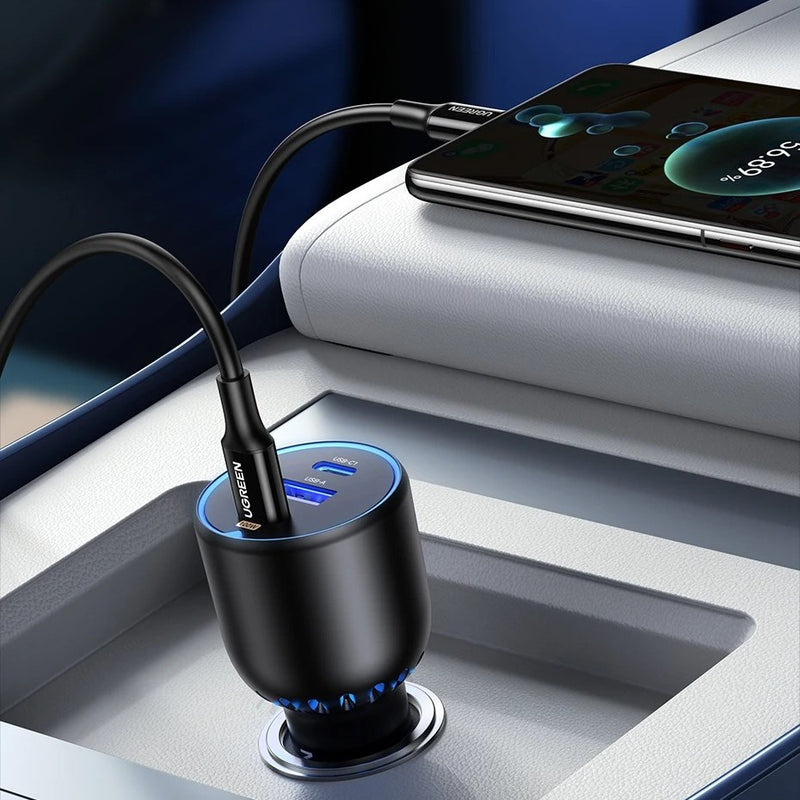 130-W-USB-C-Autoladegerät für schnelles und effizientes Laden