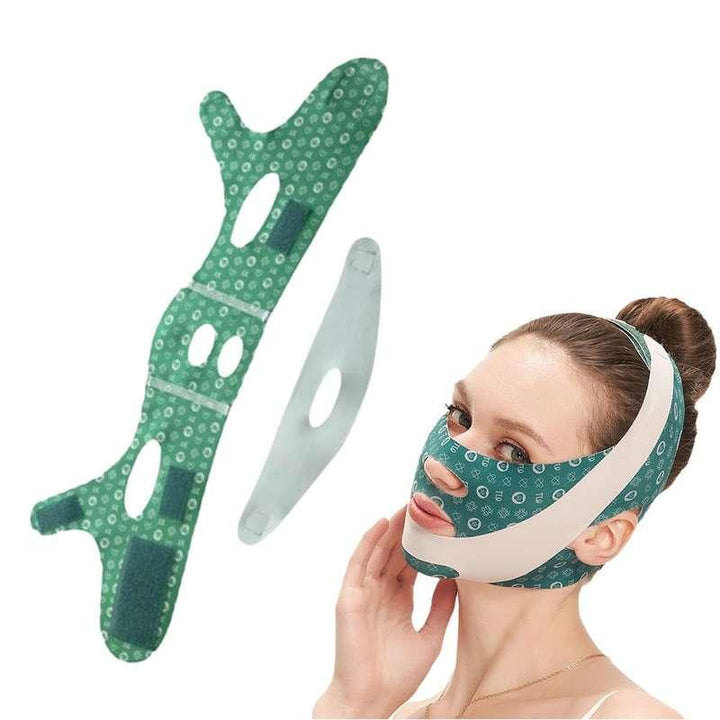 Adjustable Face Sculpting and Lifting Sleep Mask - Reduce Double Chin and Enhance Facial Contours