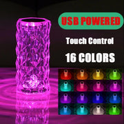 RGB crystal diamond LED night light, view 2 - MRSLM
