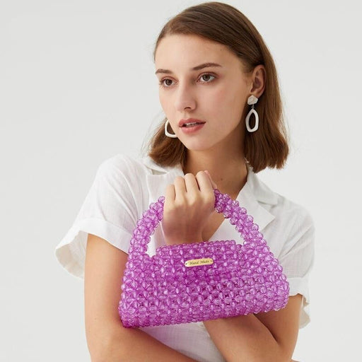pearl beaded box tote - MRSLM