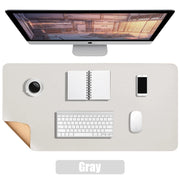 double-sided cork PU leather desk mat, view 4 - MRSLM