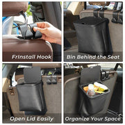 leather car trash can, view 7 - MRSLM
