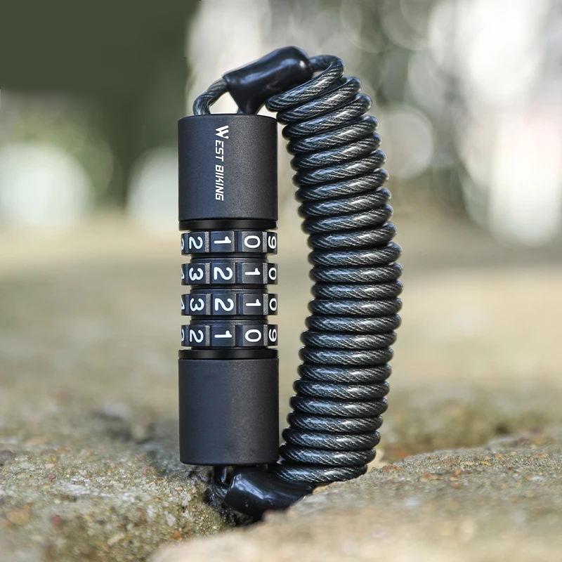portable bicycle and helmet combination lock - MRSLM