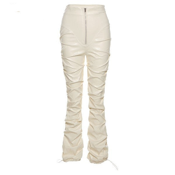pleated high waist trousers, view 2 - MRSLM