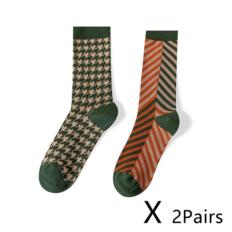 Lange Herbstsocken