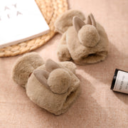 Fingerless plush gloves, view 5 - MRSLM