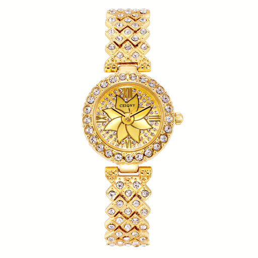 women's sparkling dial roman numeral watch, view 5 - MRSLM