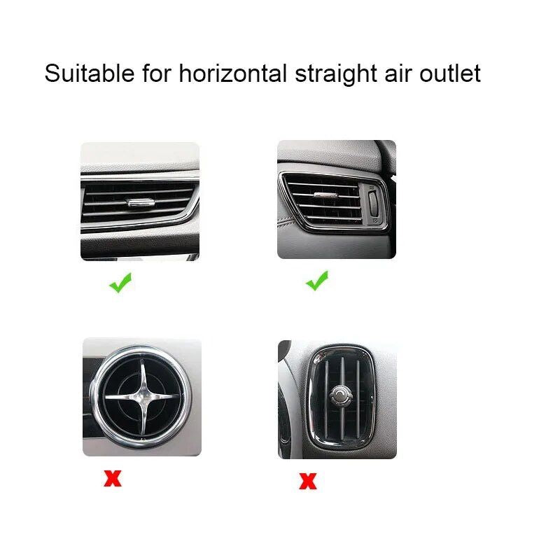 Universal Adjustable Car Air Vent Beverage Holder with Non-Slip EVA Pads