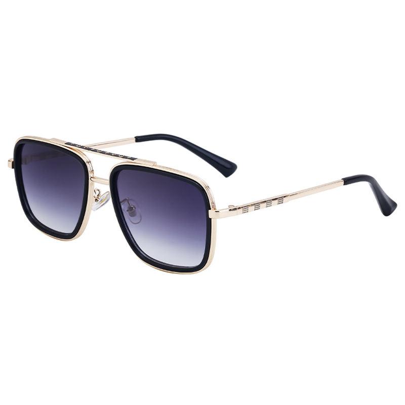 vintage square oversized sunglasses, view 4 - MRSLM