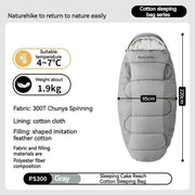 Cotton sleeping bag, view 3 - MRSLM