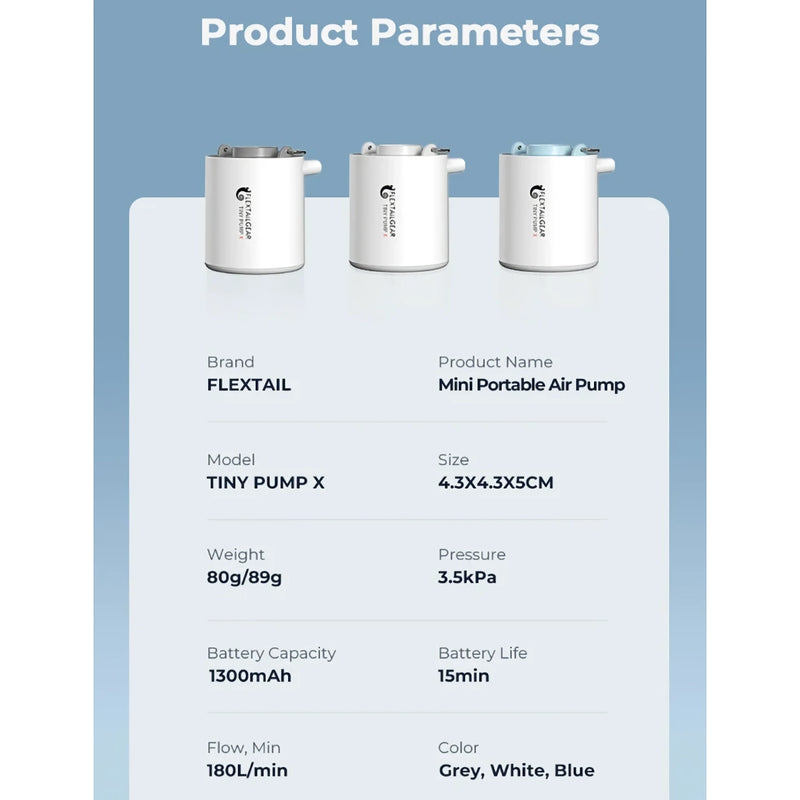 portable ultralight air pump, view 16 - MRSLM