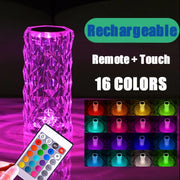 RGB crystal diamond LED night light, view 4 - MRSLM