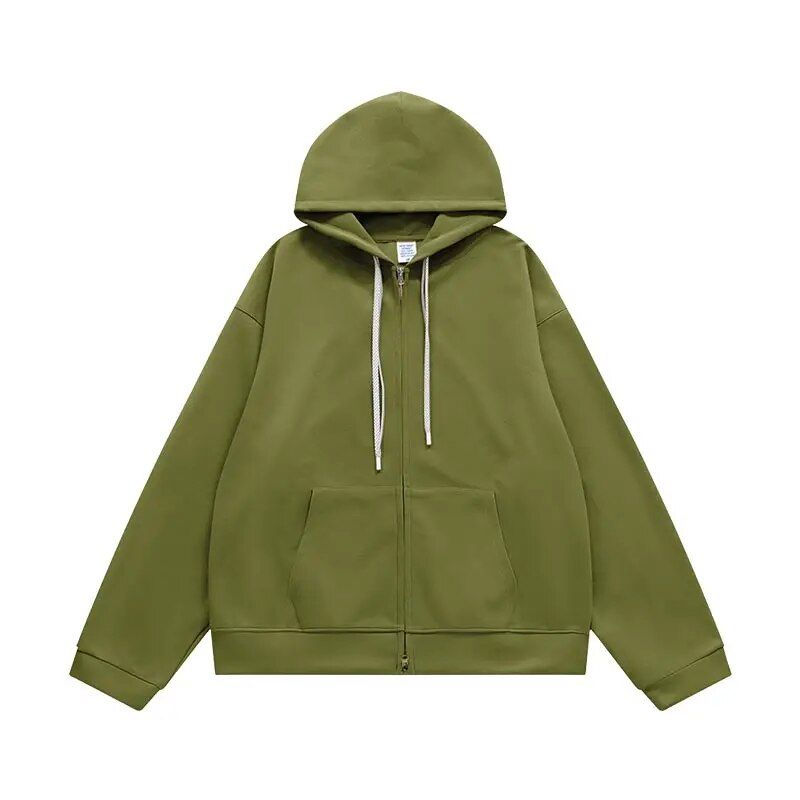 double zip up hoodie jacket, view 4 - MRSLM
