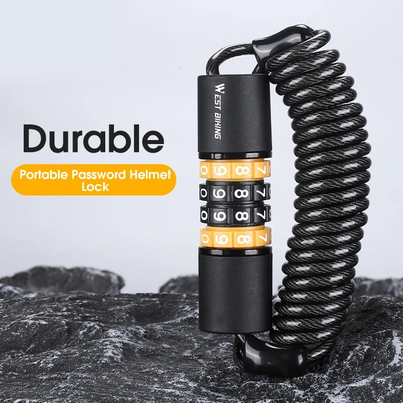portable password cable lock, view 3 - MRSLM