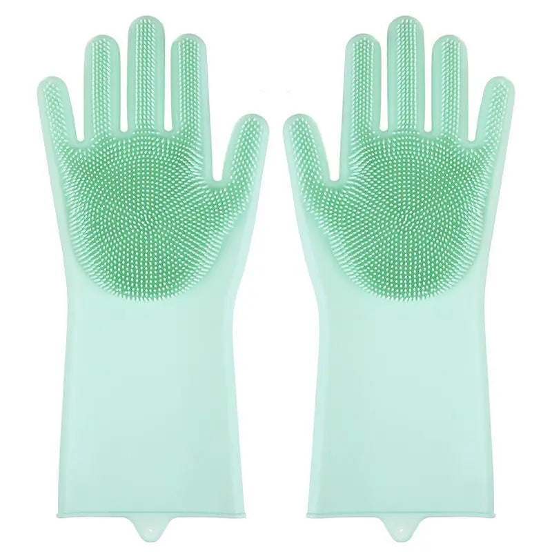 pet grooming silicone gloves, view 2 - MRSLM