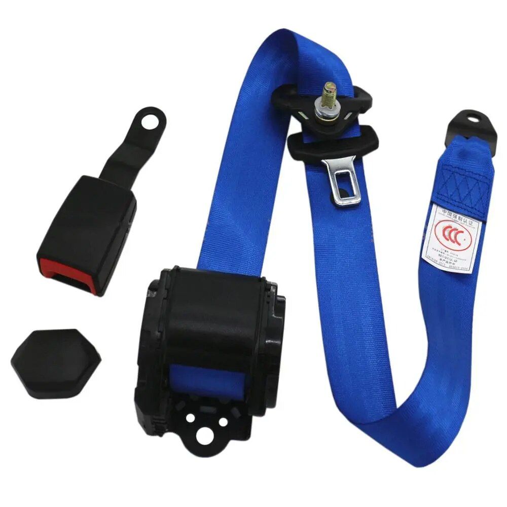 Universal 3-Point Retractable Car Seat Belt