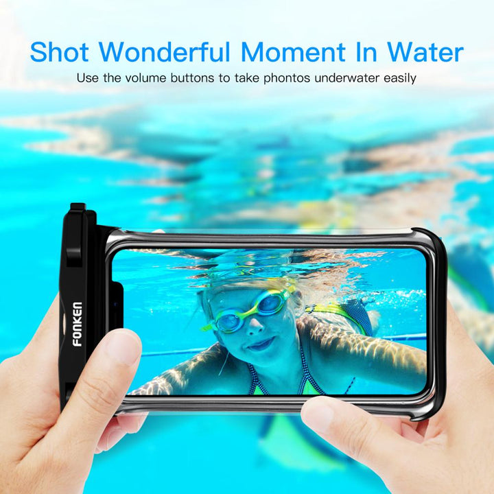 Universal Full View Waterproof Phone Pouch for Outdoor Activities