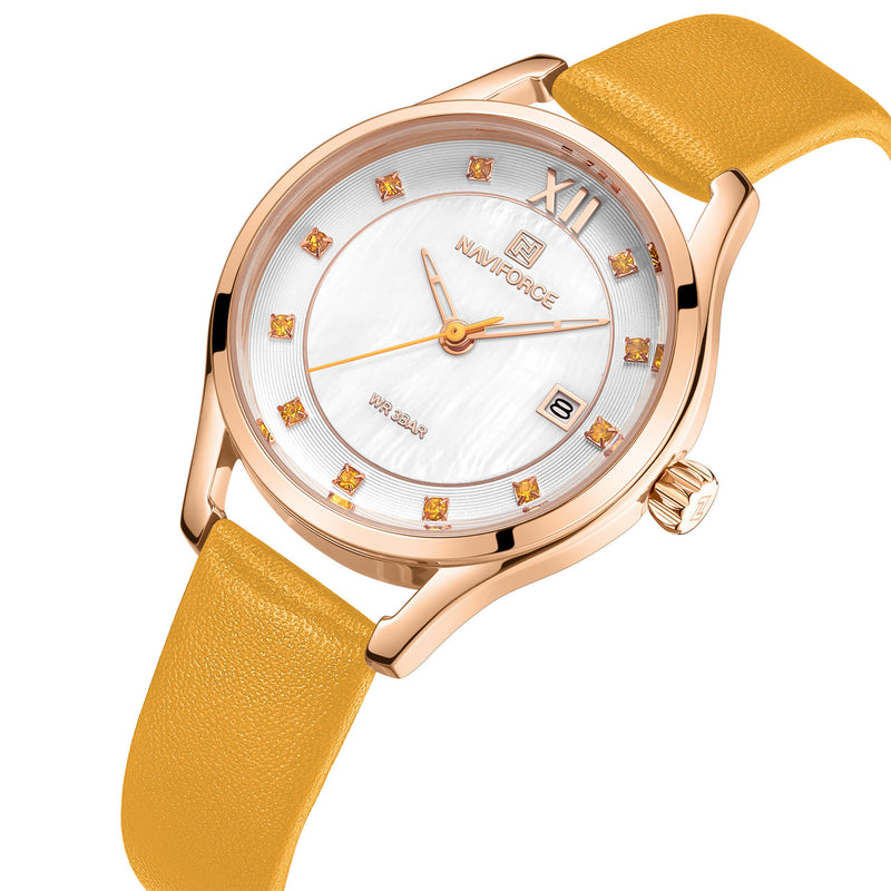 Waterproof Quartz PU Strap Watch