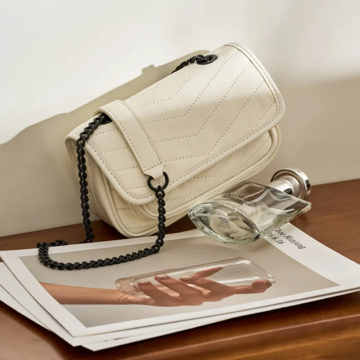 Leather Small Square Crossbody Bag