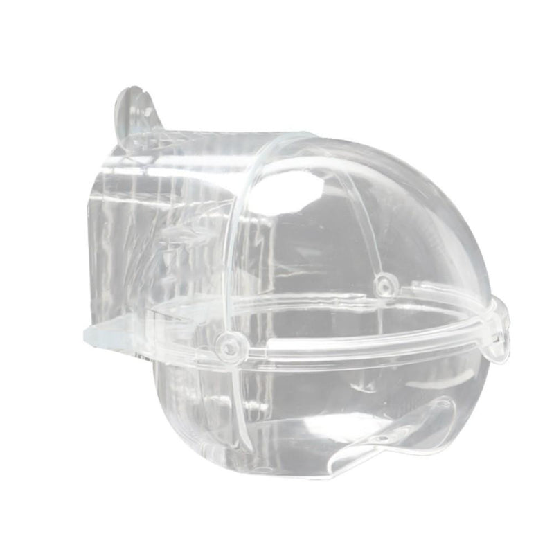 Banheira transparente em formato de papagaio