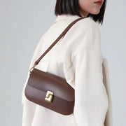 genuine leather minimalist small square bag, view 7 - MRSLM