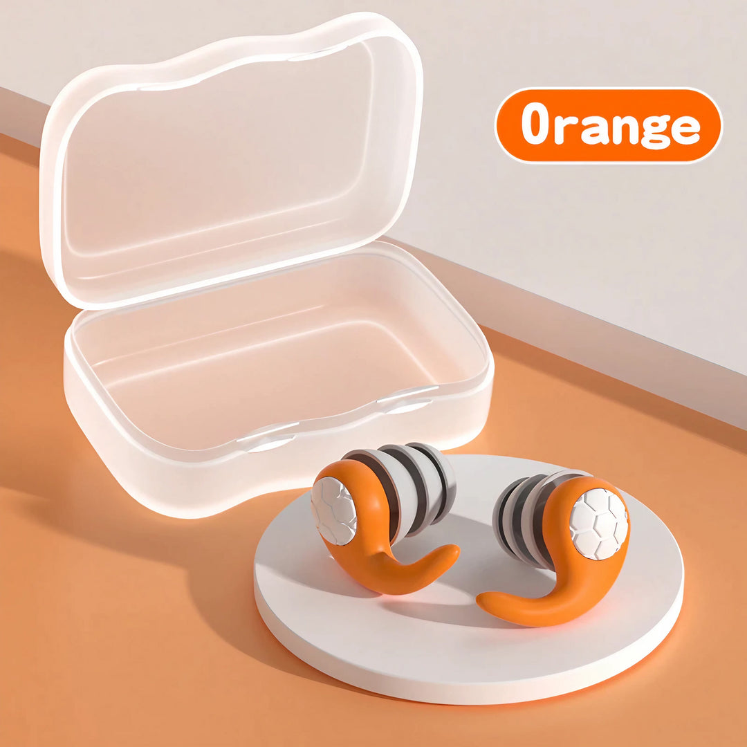 Triple Layer Silicone Earplugs for Serene Sleep and Swimming