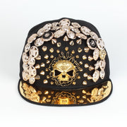 skull rivet baseball cap, view 5 - MRSLM