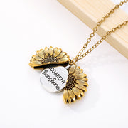 Sunflower pendant necklace - MRSLM