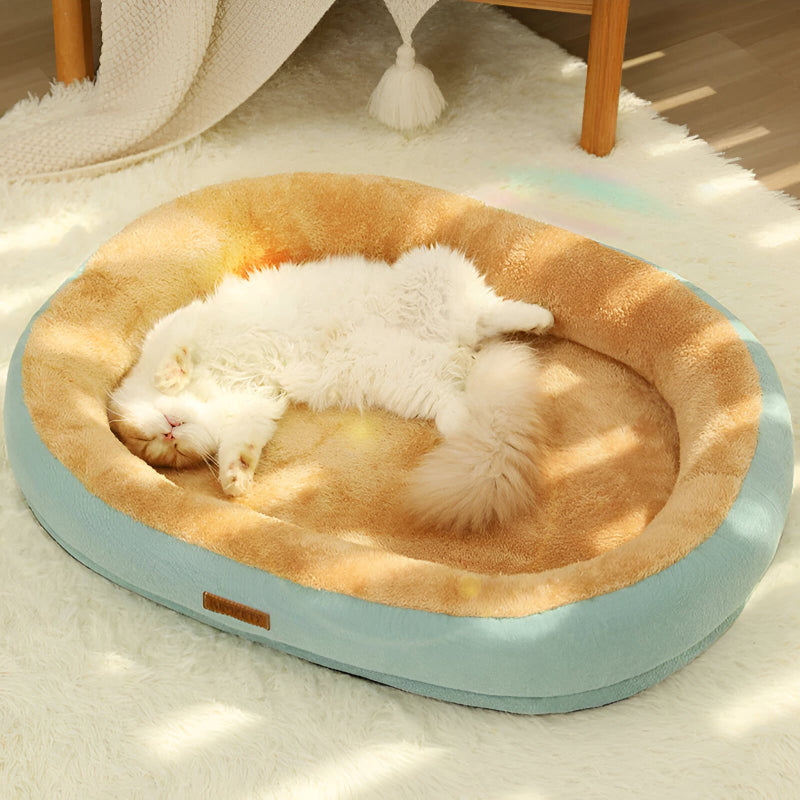 Cama fofa de inverno para cachorros e gatos