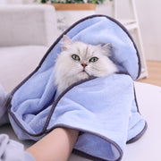 soft absorbent pet towel, view 3 - MRSLM