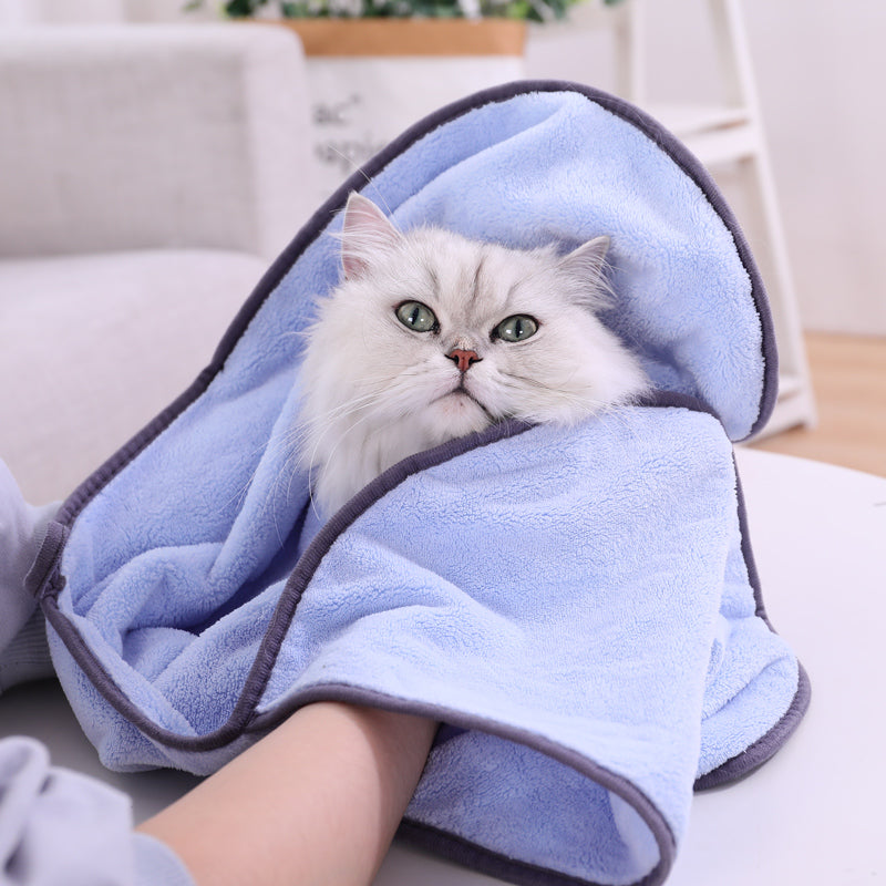 soft absorbent pet towel, view 3 - MRSLM