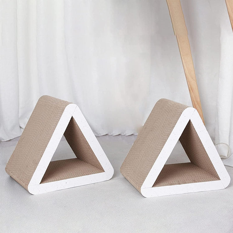 large triangle cat scratching board, view 4 - MRSLM