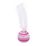 striped ball interactive cat toy, view 2 - MRSLM