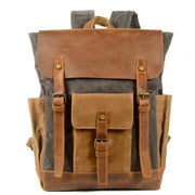 retro canvas backpack, view 7 - MRSLM