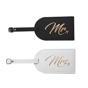 mr and mrs couples luggage tags, view 4 - MRSLM