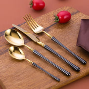 black gold cutlery set - MRSLM