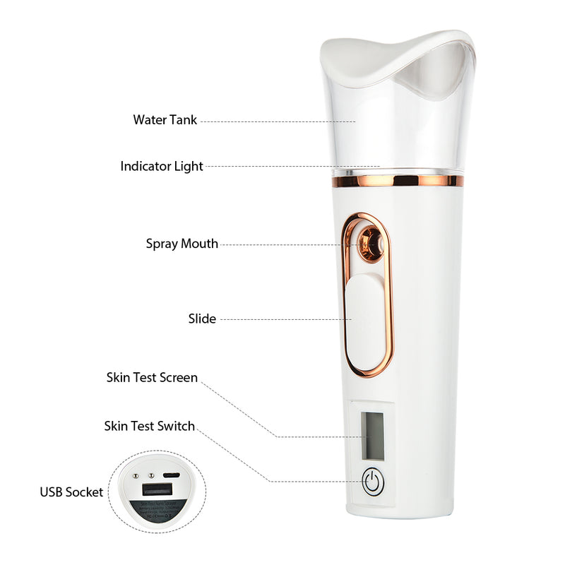 rechargeable mist facial sprayer, view 6 - MRSLM