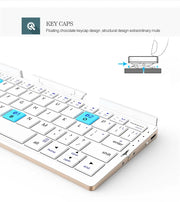Foldable Bluetooth keyboard with built-in stand, view 6 - MRSLM