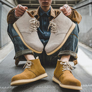 men's handmade suede ankle boots, view 5 - MRSLM