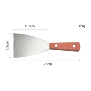 stainless steel wide kitchen spatula, view 4 - MRSLM