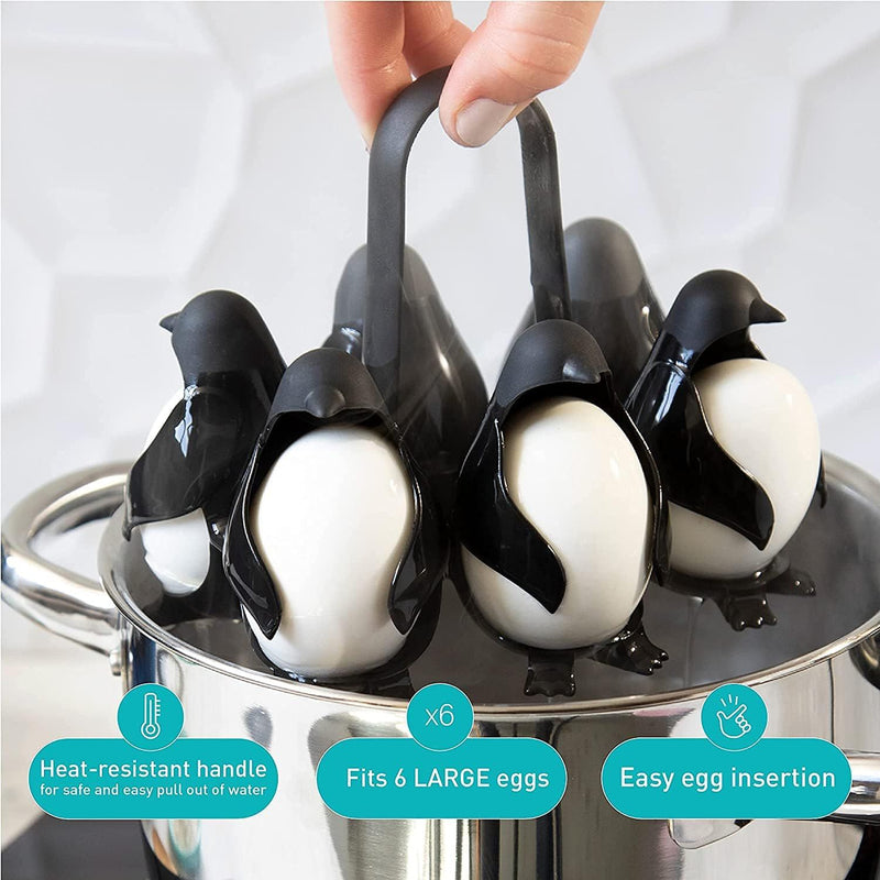 penguin egg cooker and storage rack, view 7 - MRSLM