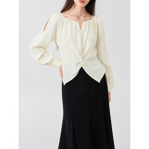 long sleeve casual top, view 2 - MRSLM