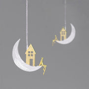 s925 sterling silver floral earrings - MRSLM