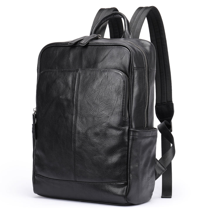 Genuine Leather Simple Travel Business Leisure Large Capacity Computer Bag