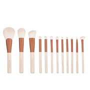 12-piece professional makeup brush set, view 8 - MRSLM