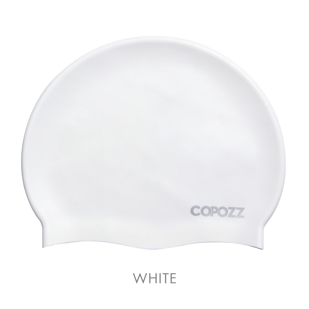 Waterproof Silicone Swim Cap for Long Hair with Ear Protection