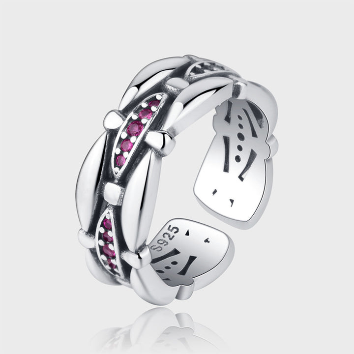 Light Luxury Minority Design Fine Sterling Silver Ring For Women